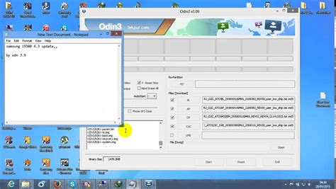 install custom rom with odin.